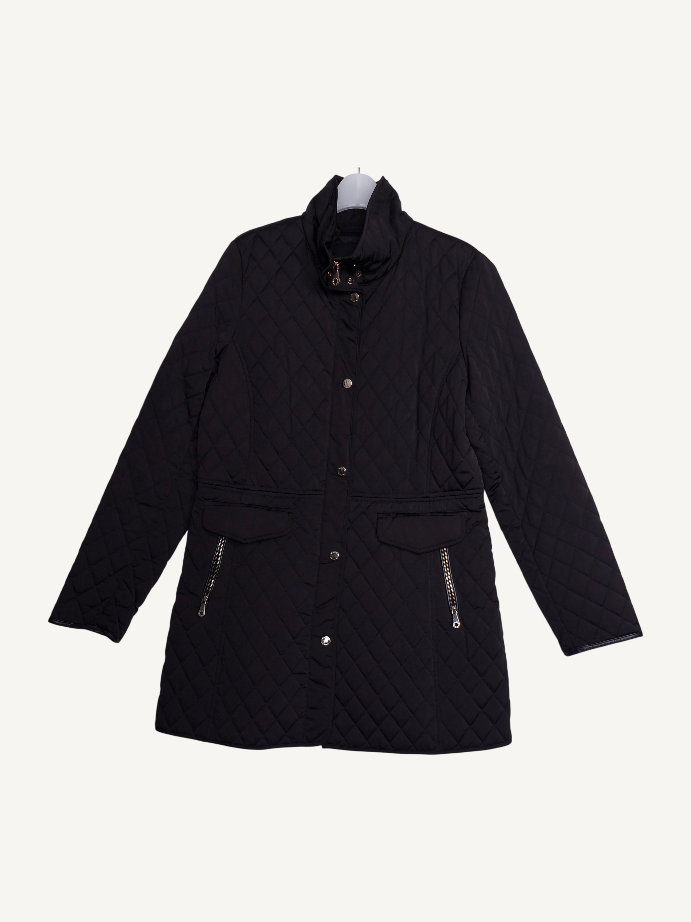 마시모두띠 Massimo Dutti 검정 퀼팅 집업 EUR XL