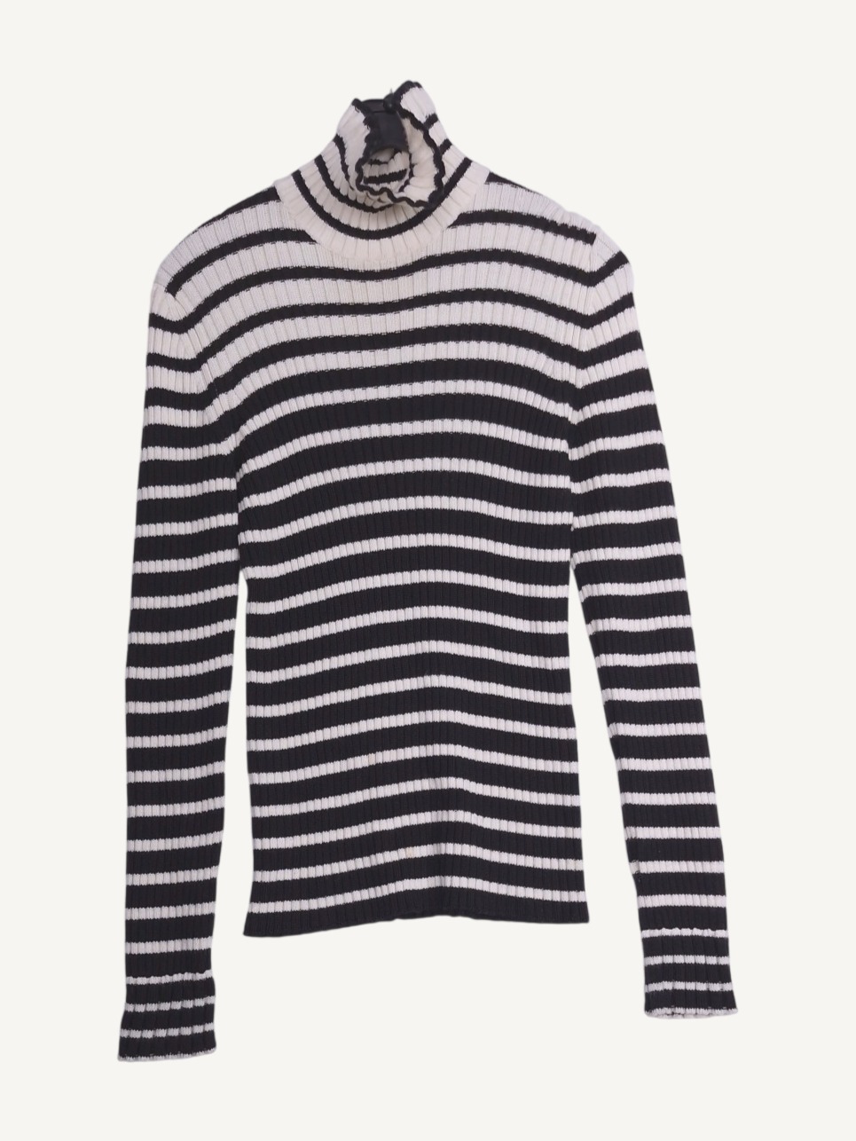 엠에스지엠 MSGM 스트라이프 하프 폴라 니트 S
