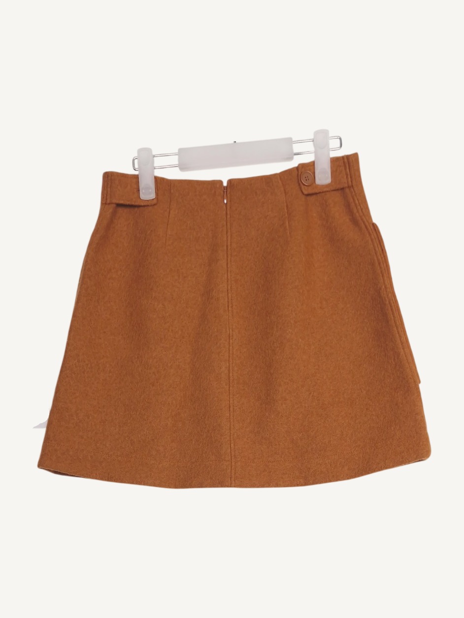코스 COS 오렌지브라운 미니 치마 EUR 36